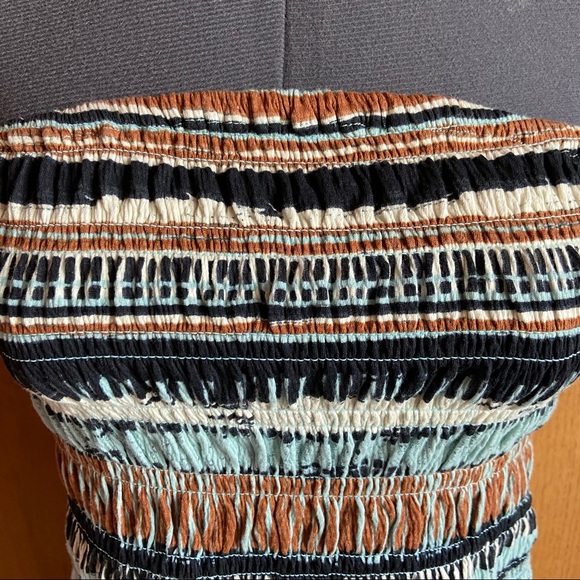 NWT Anthropologie Porridge Smocked Peplum Tube Top - Picture 3 of 10